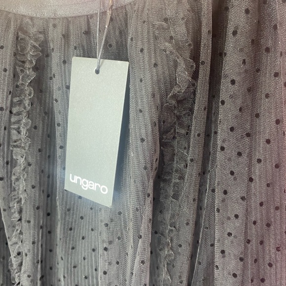 Ungaro Kendall Dotted Mesh Skirt NWT - Picture 6 of 13